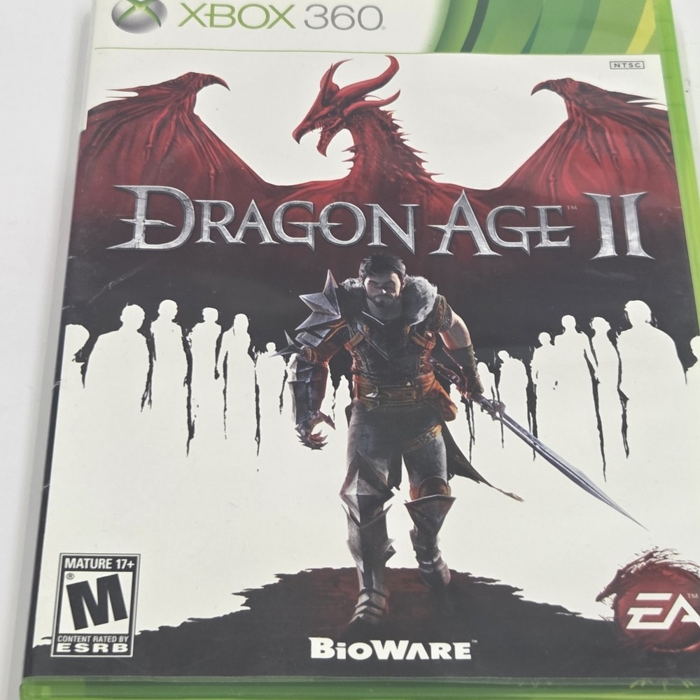 Dragon Age II 2 Microsoft Xbox 360 Game RPG BioWare EA CIB Complete